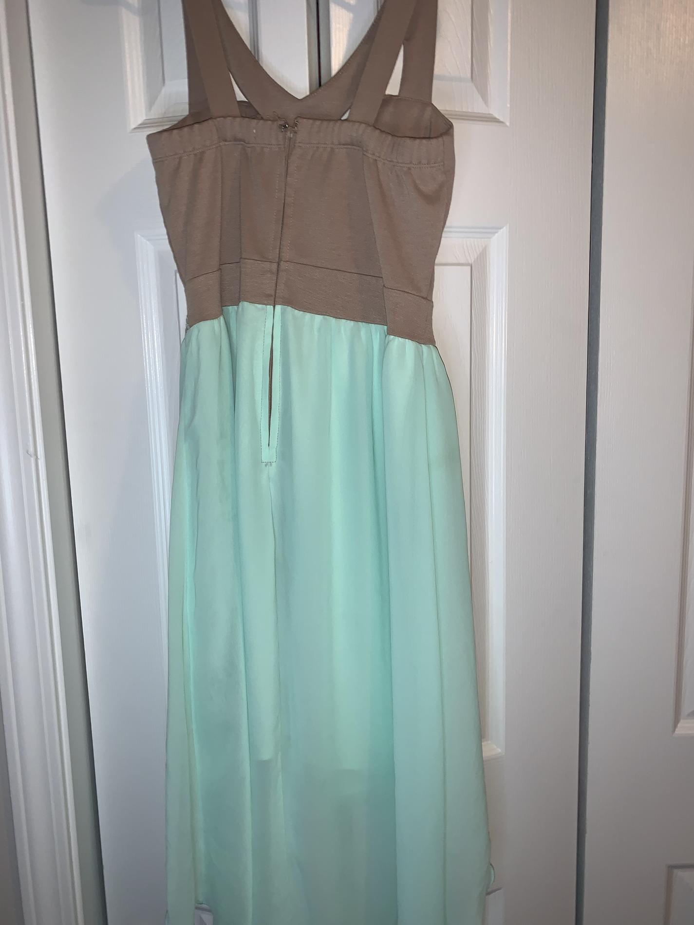 Charlotte Russe Size 8 Blue Floor Length Maxi on Queenly