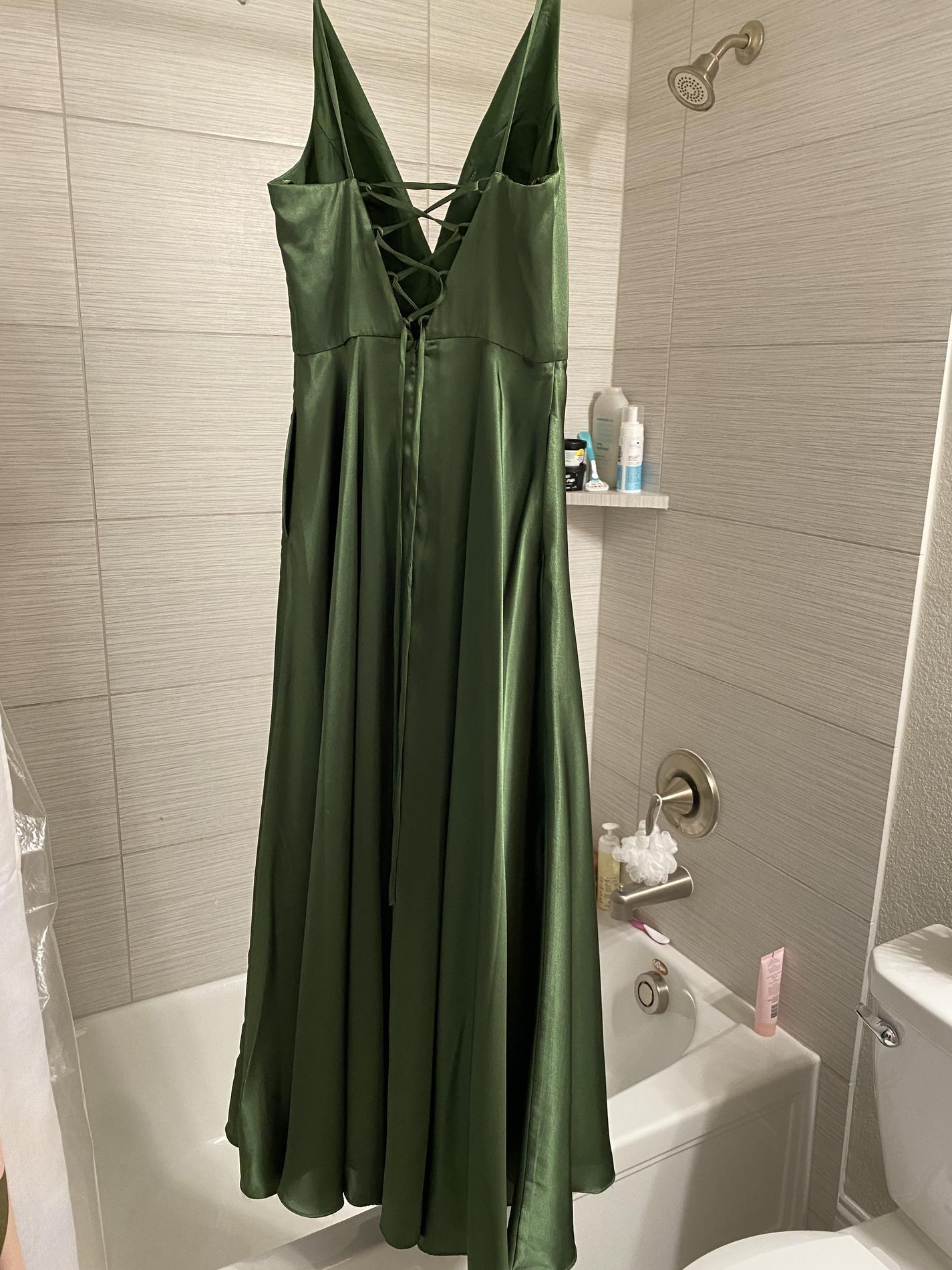 Blondie Nites Size 6 Prom Green Floor Length Maxi on Queenly