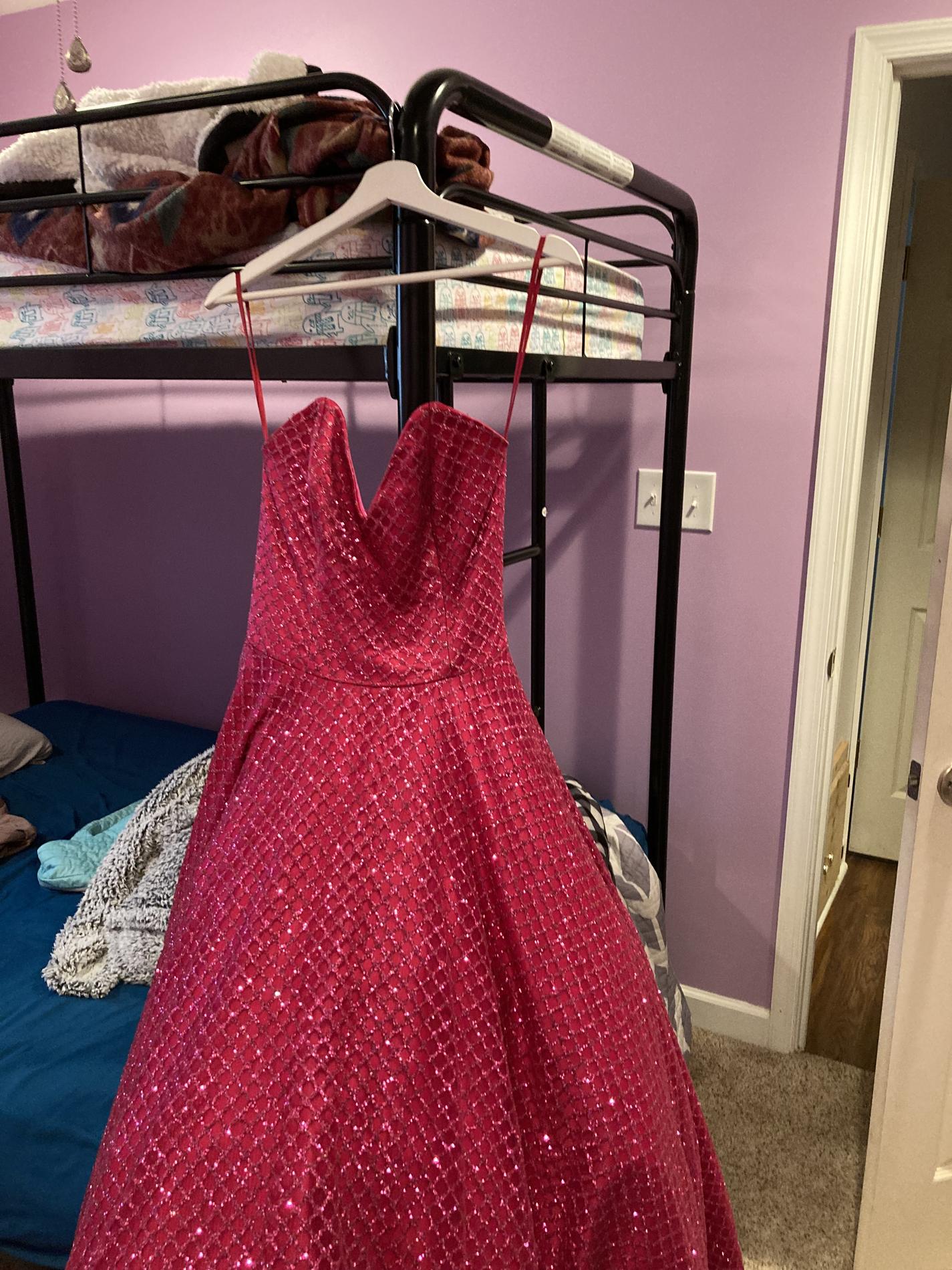 Bella Mia Size 0 Prom Strapless Pink Dress With Train on Queenly