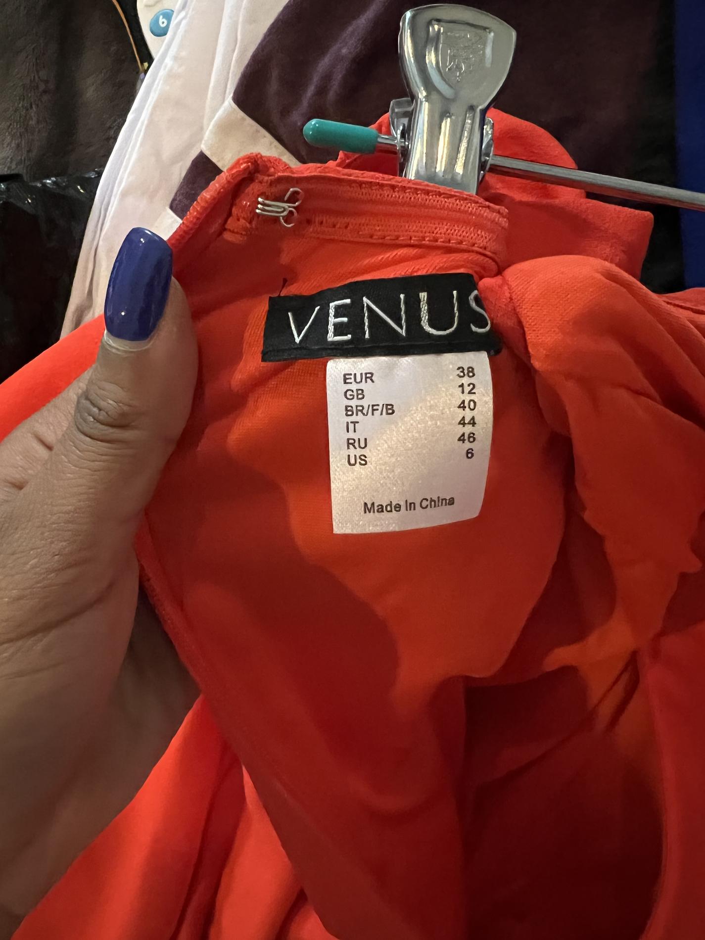 Size 6 Homecoming Strapless Orange Cocktail Dress on Queenly