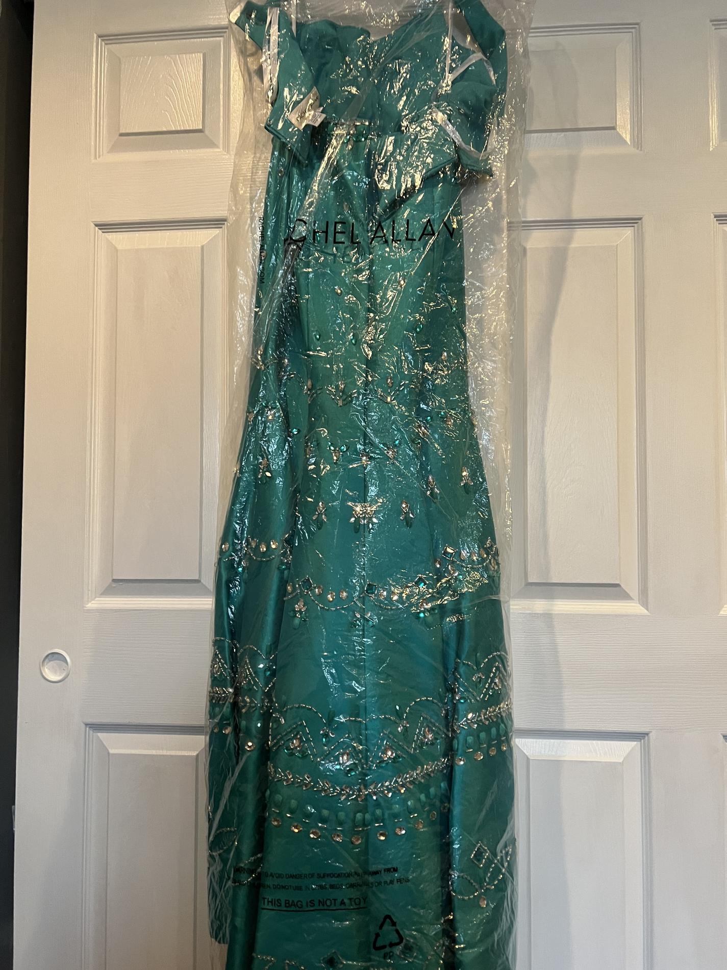 Rachel Allan Size 4 Green Mermaid Dress on Queenly