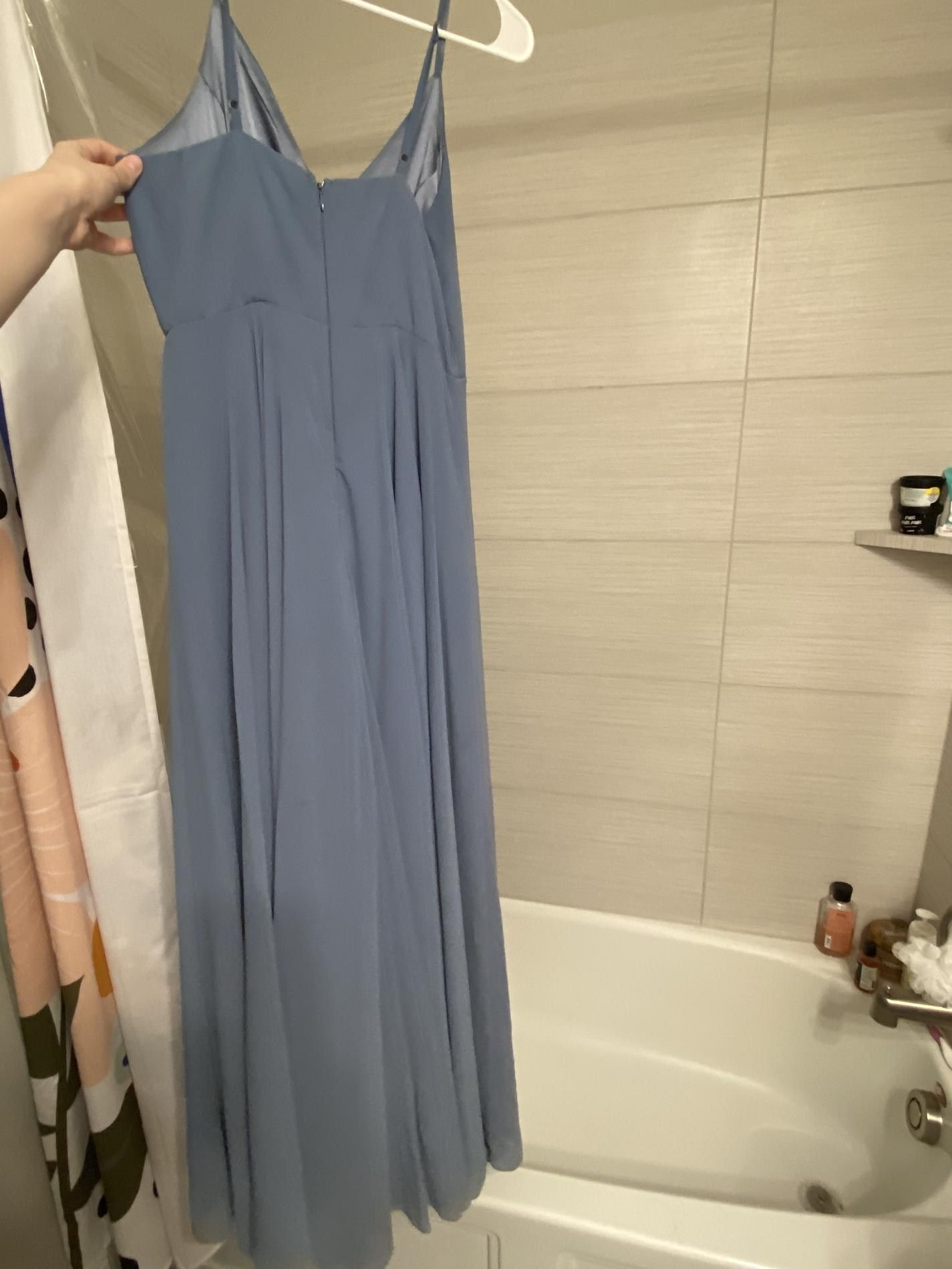 Lulus Size 6 Blue Floor Length Maxi on Queenly
