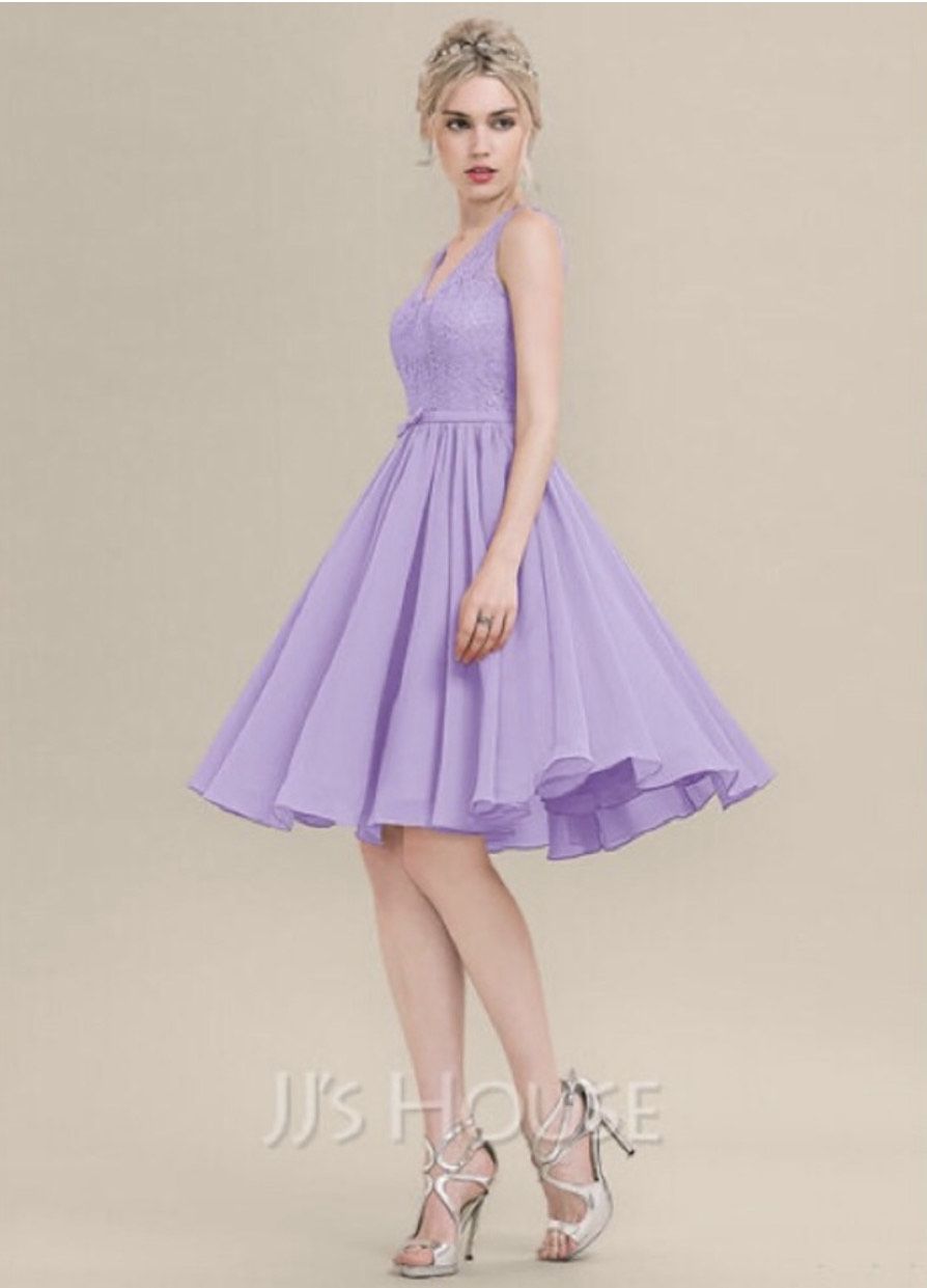JJs House Size 6 Purple Cocktail Dress on Queenly