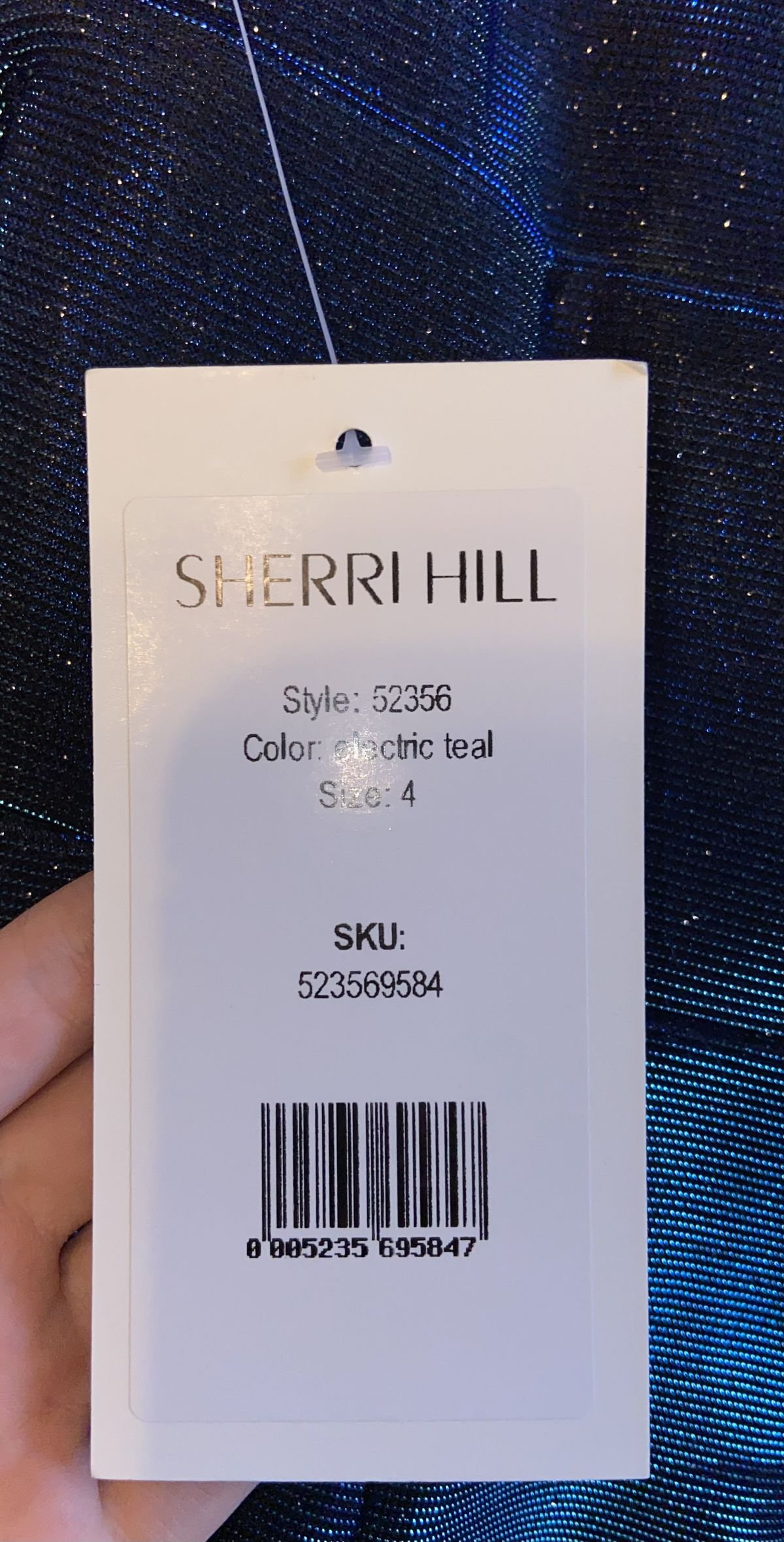 Sherri Hill Size 4 Homecoming Plunge Navy Blue Cocktail Dress on Queenly