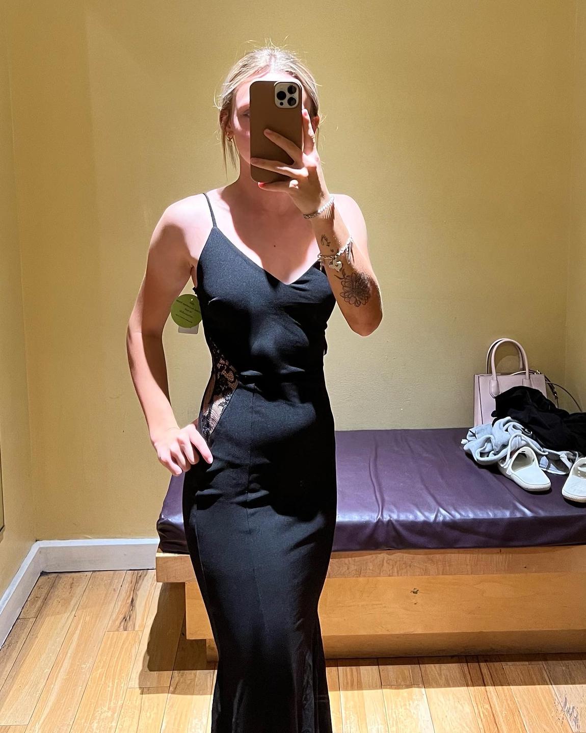 Size 0 Black Mermaid Dress on Queenly