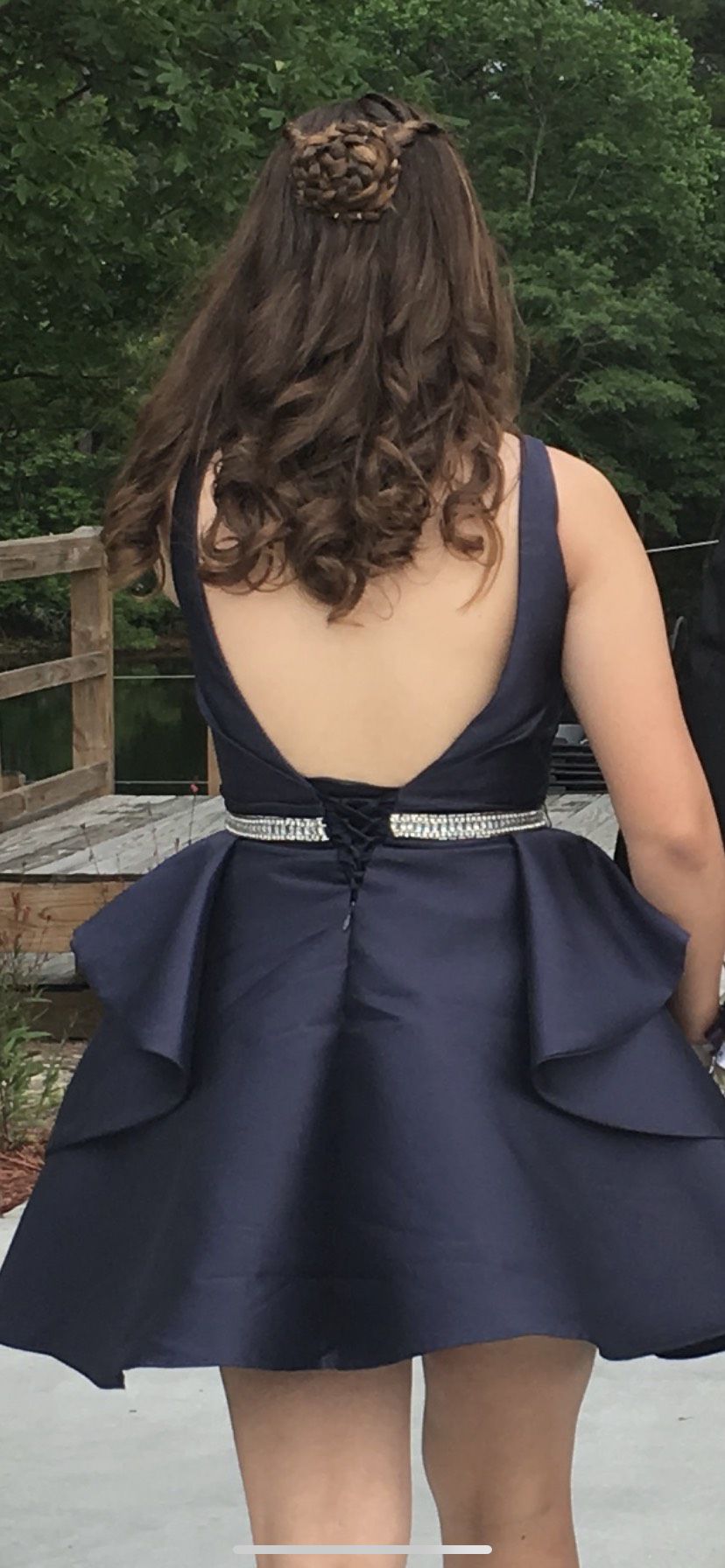 Size 8 Prom Blue Cocktail Dress on Queenly