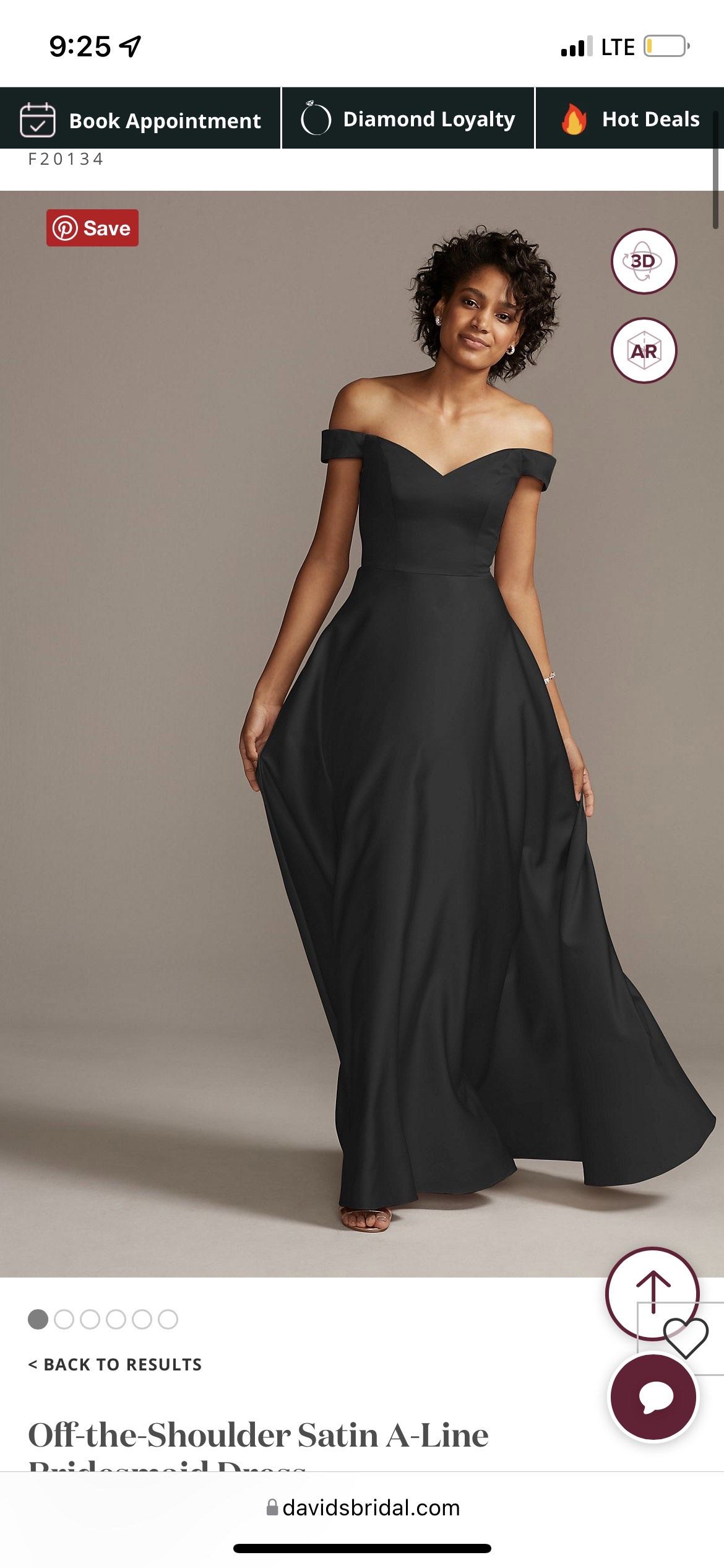 Size 6 Bridesmaid Black A-line Dress on Queenly