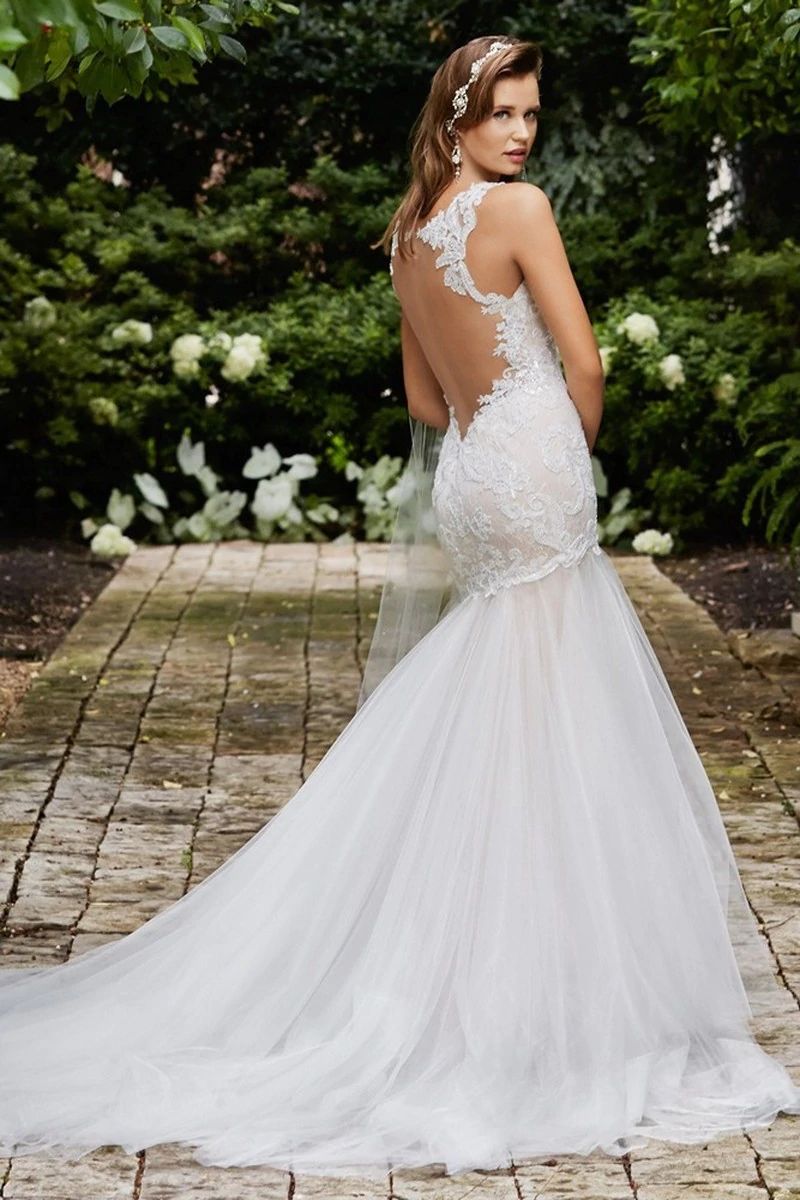 Style 14700 Wtoo Size 14 Wedding Nude Ball Gown on Queenly