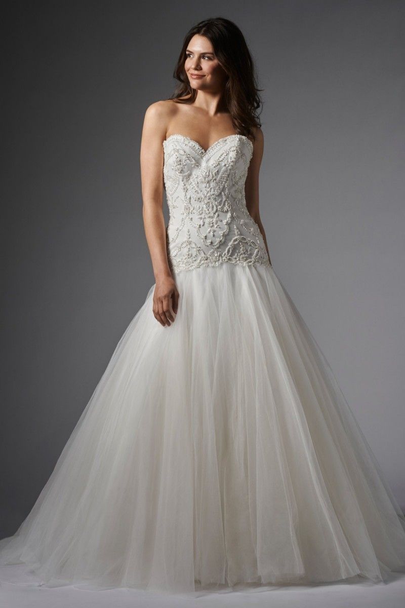 Style 15719 Wtoo White Size 18 Plus Size Tulle Wedding Ivory Ball gown on Queenly