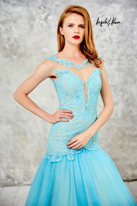 Style 71052 Angela and Alison Size 8 Prom White Mermaid Dress on Queenly