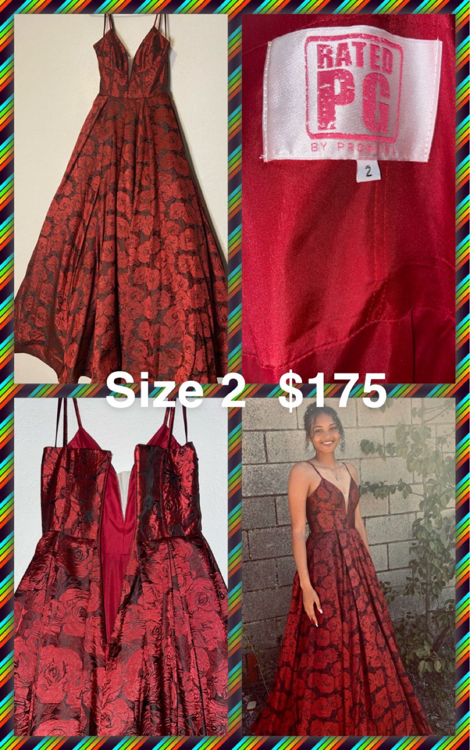 Size 2 Red A-line Dress on Queenly