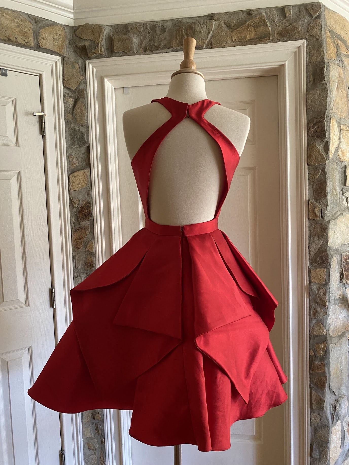 Size 2 Pageant Red Cocktail Dress on Queenly