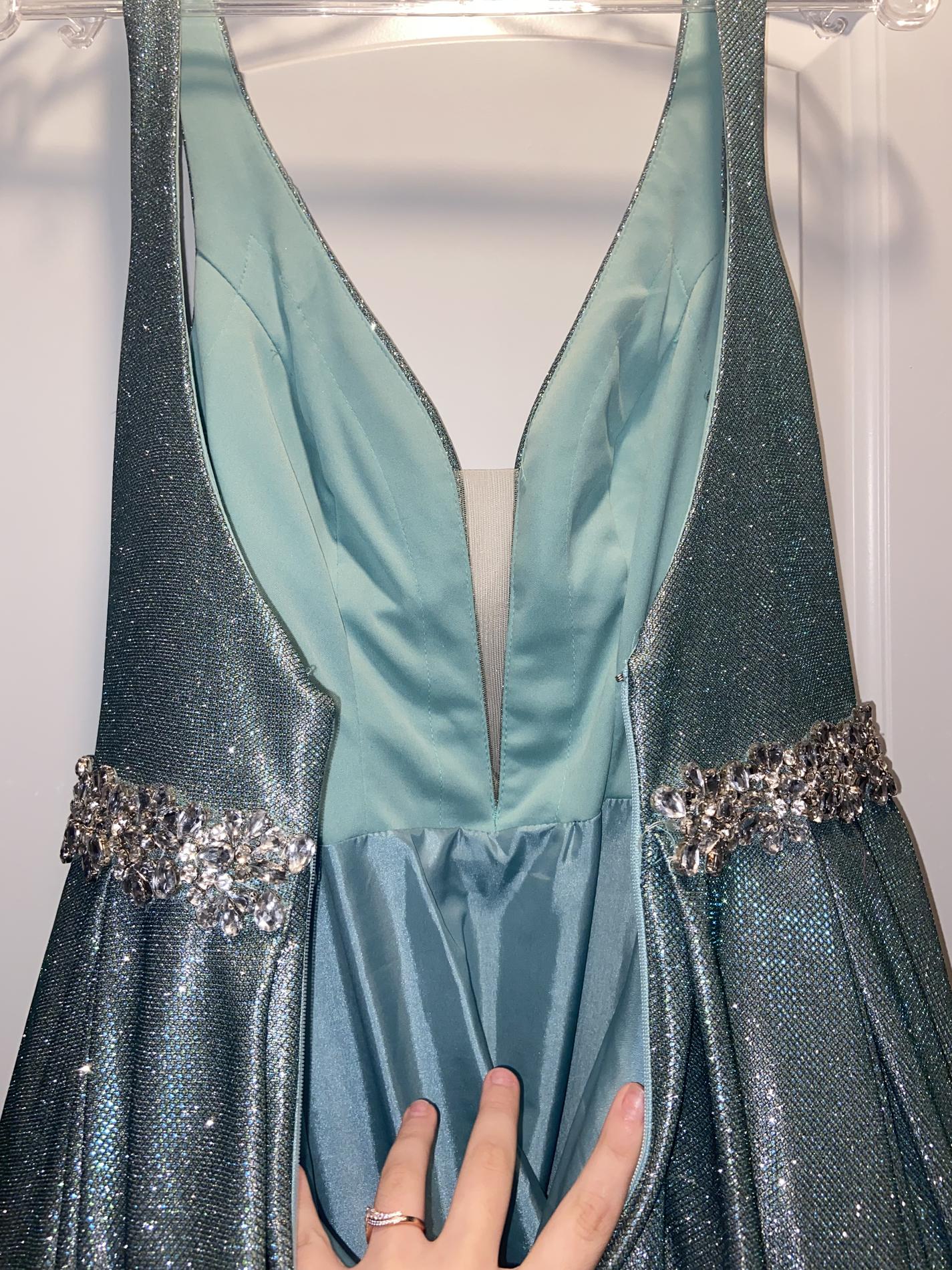 Coya Size 4 Prom Green Ball Gown on Queenly