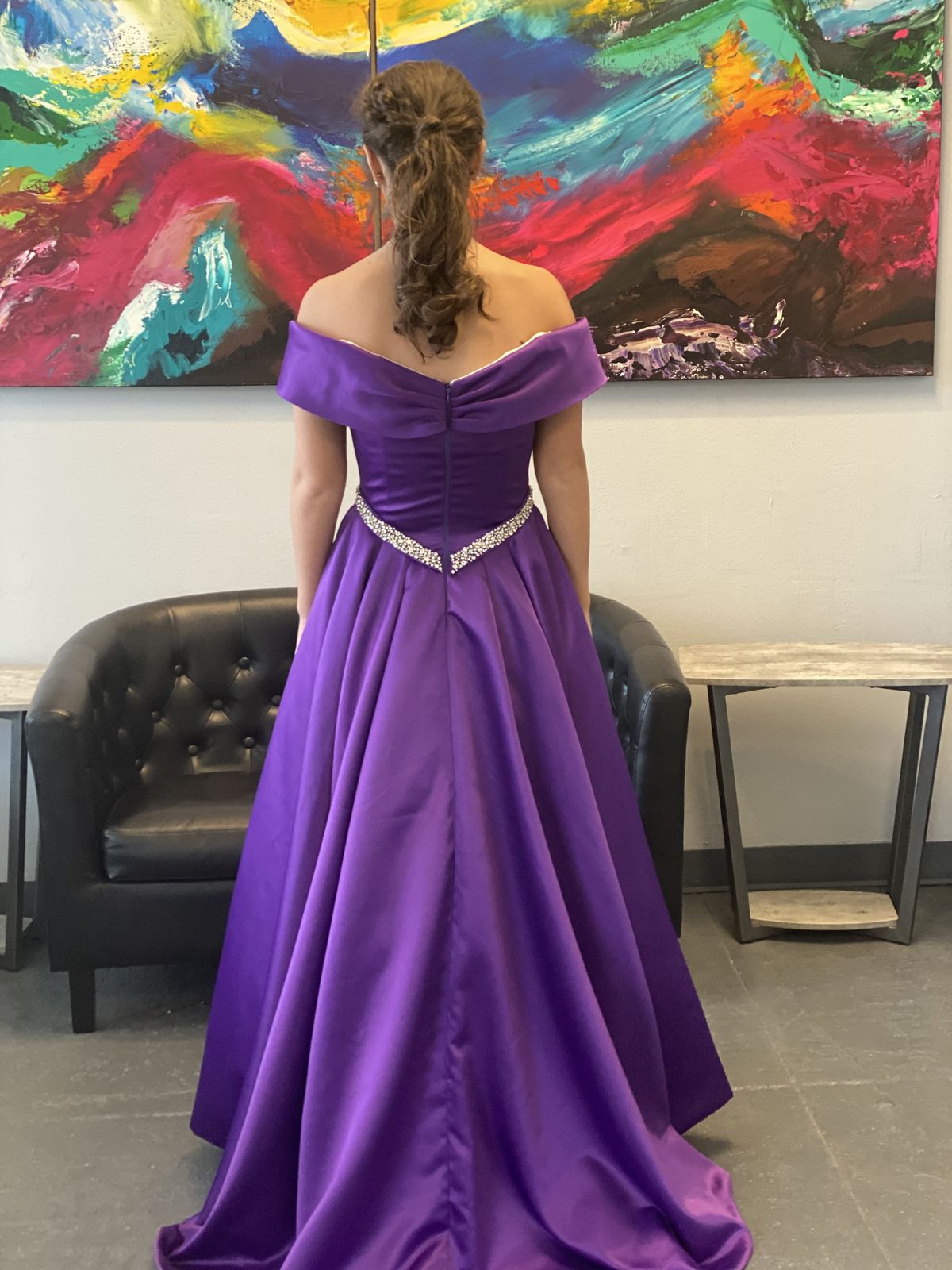 Rachel Allan Size 4 Prom Purple Ball Gown on Queenly