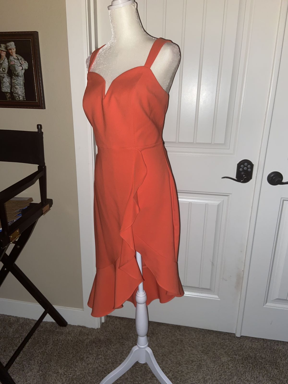 Le Chateau Size 8 Coral Mermaid Dress on Queenly