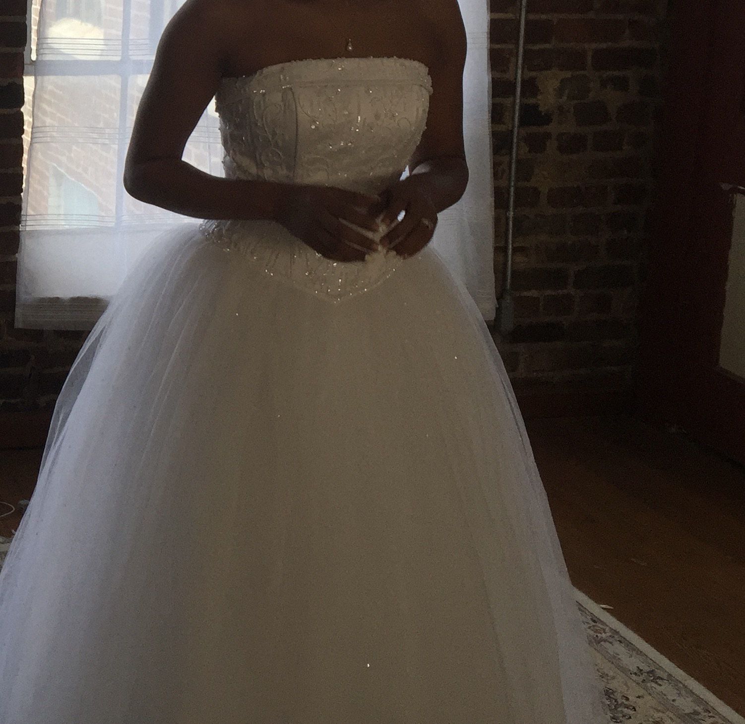 Size 6 Wedding Strapless White Ball Gown on Queenly