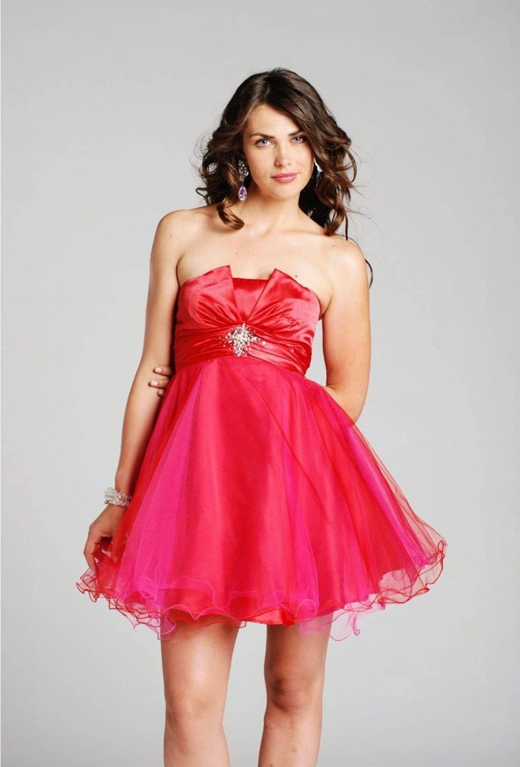 Style 310978 Josh and Jazz Prom  Size 14 Red Cocktail Dress on Queenly