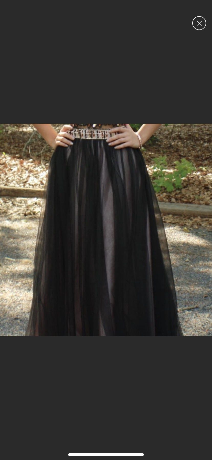 Size 4 Prom High Neck Sequined Multicolor Floor Length Maxi on Queenly