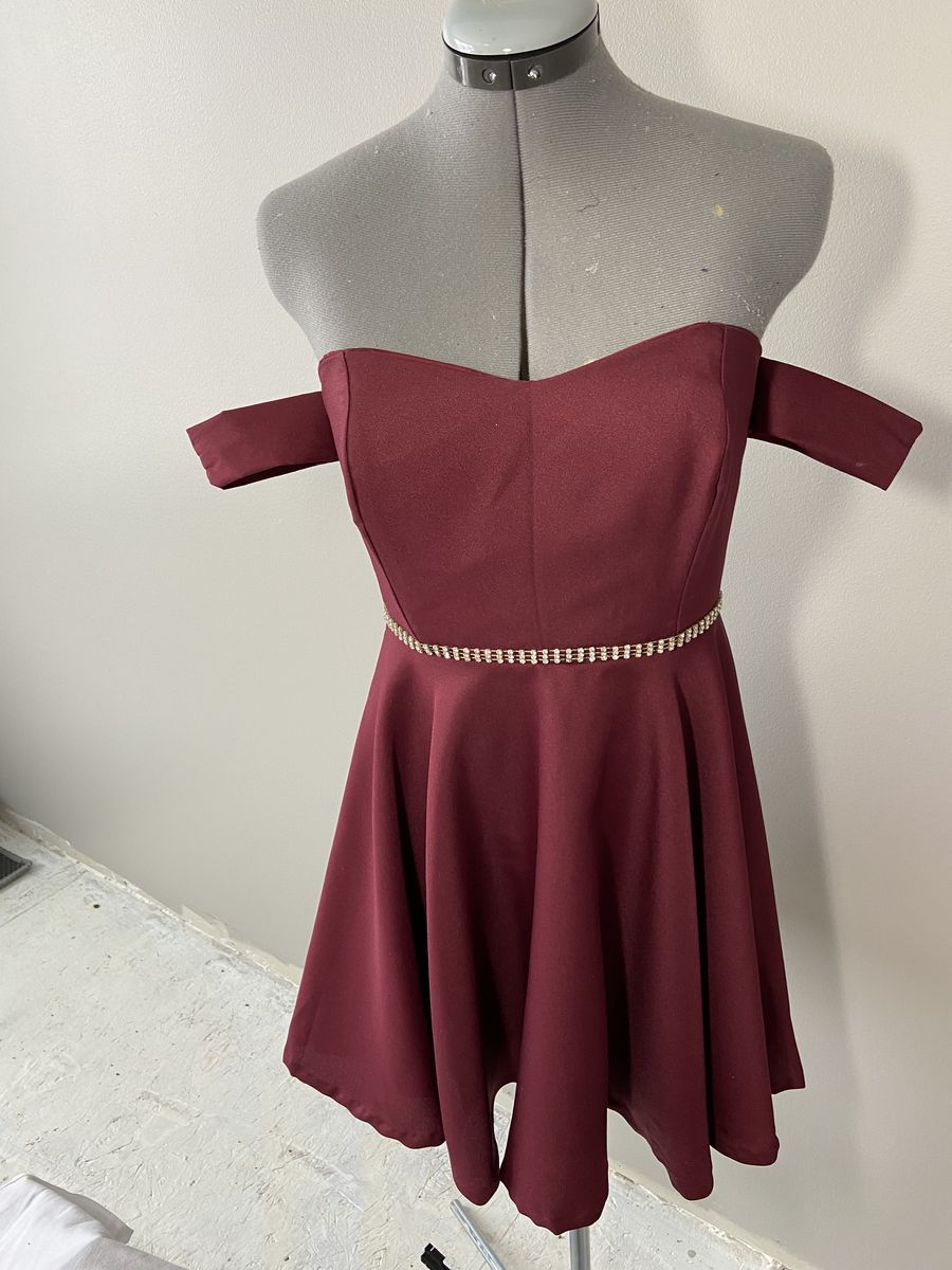 Custom Made Size 4 Red Cocktail Dress on Queenly