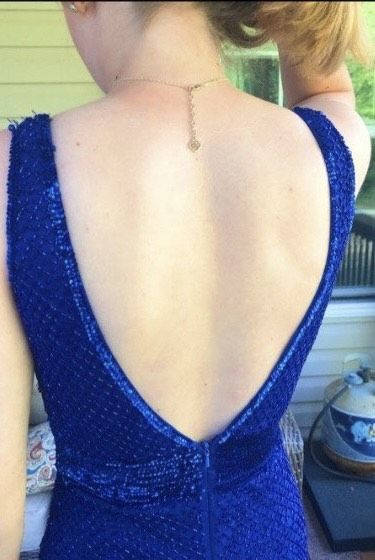 Mac Duggal Size 0 Prom Royal Blue Floor Length Maxi on Queenly