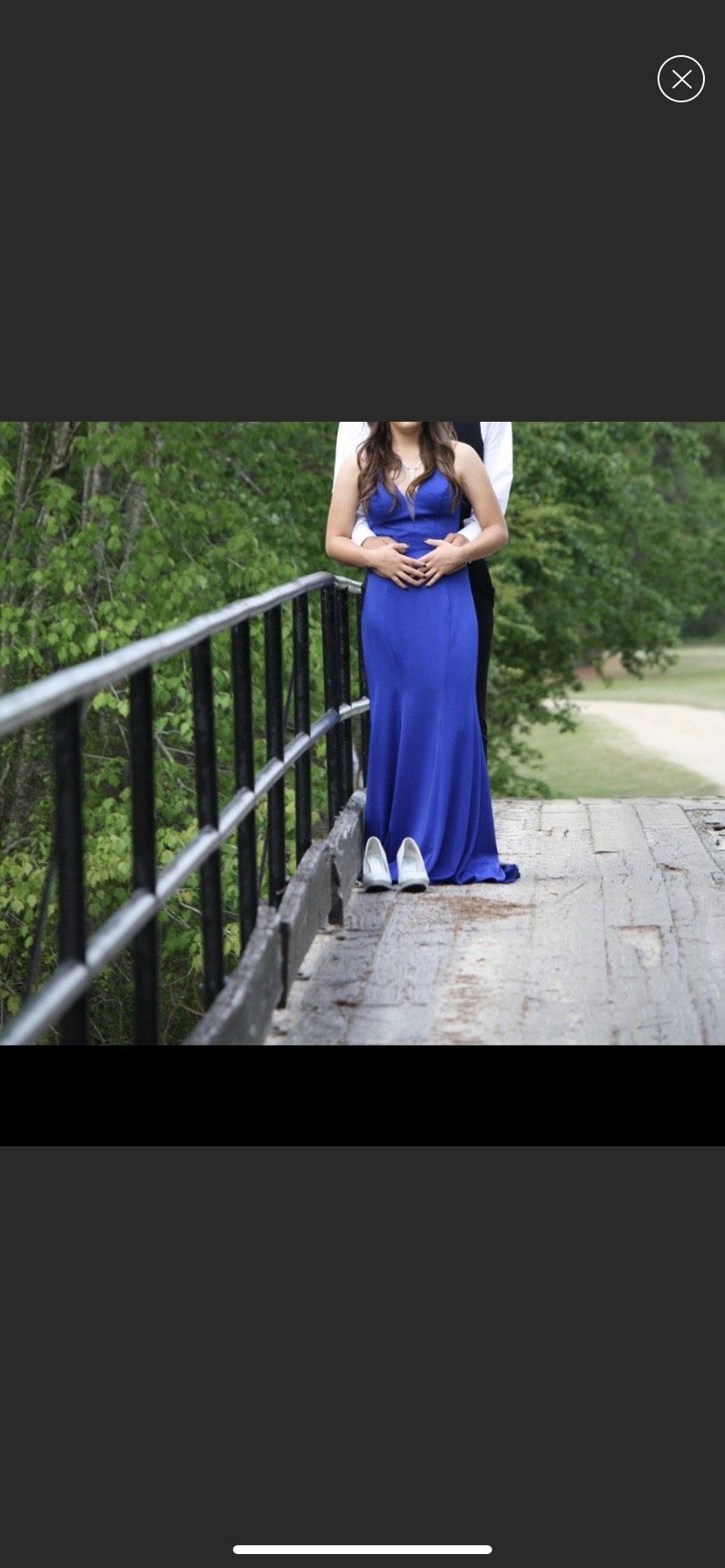 Size 4 Bridesmaid Royal Blue Mermaid Dress on Queenly