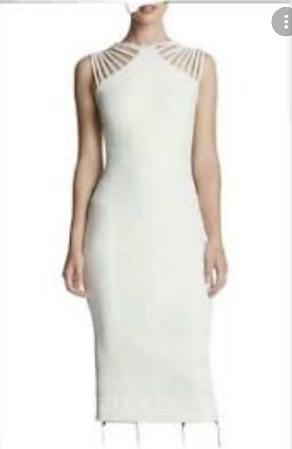 Size 12 White Cocktail Dress on Queenly
