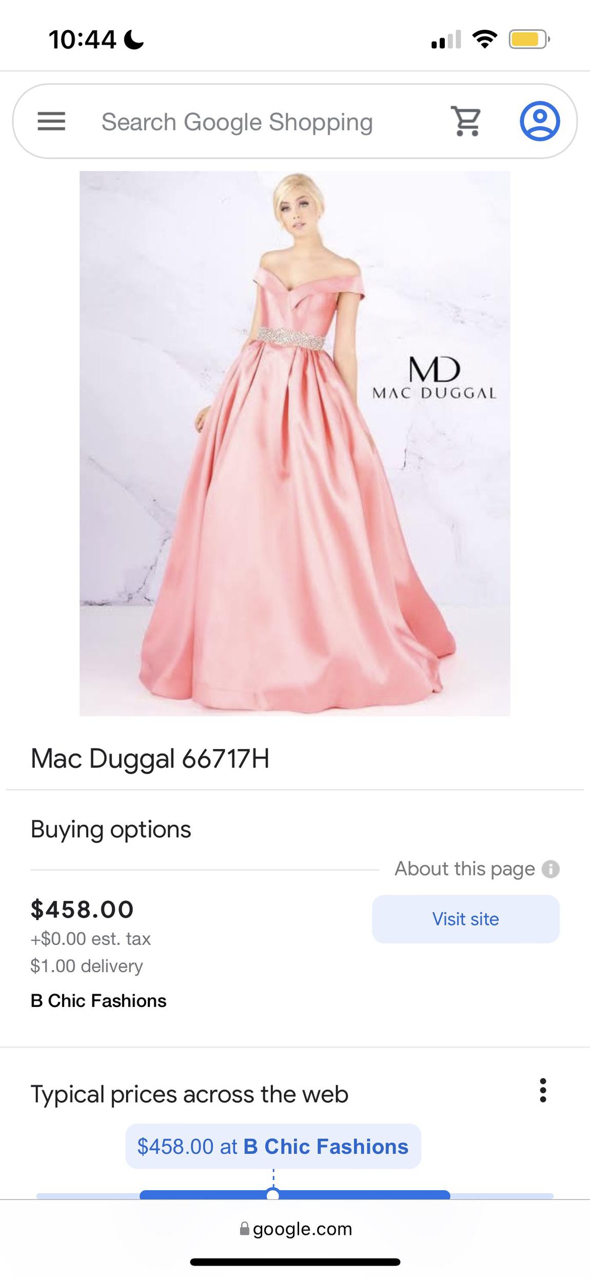 Mac Duggal Size 6 Pink Ball Gown on Queenly