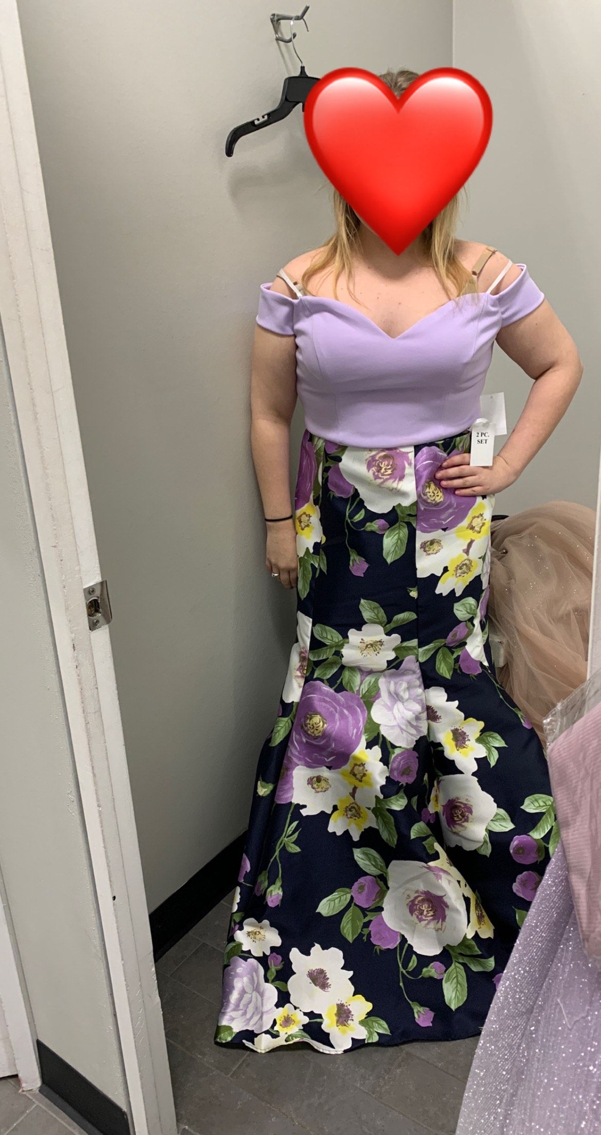 Size 14 Purple Mermaid Dress on Queenly