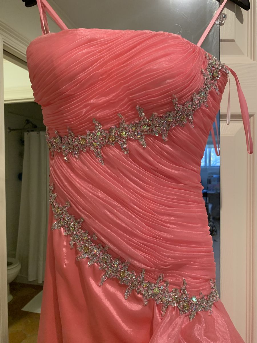 Johnathan Kayne Size 2 Pink Side Slit Dress on Queenly
