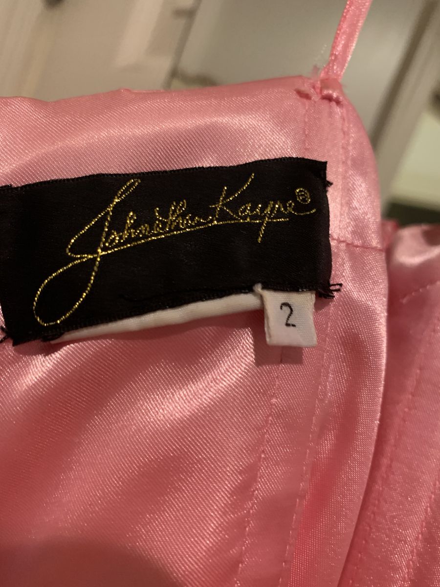 Johnathan Kayne Size 2 Pink Side Slit Dress on Queenly