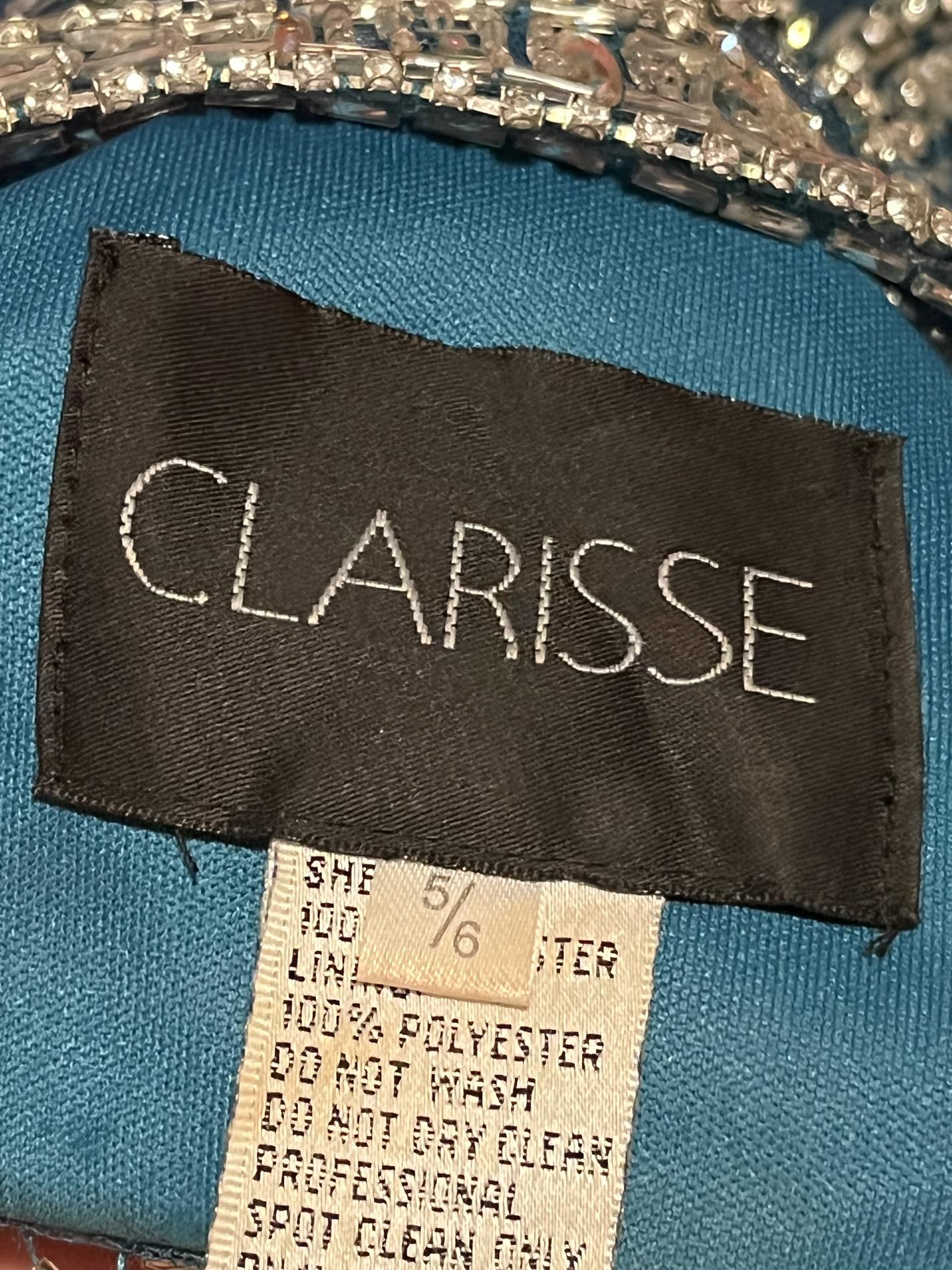 Clarisse Size 6 Sheer Green Floor Length Maxi on Queenly