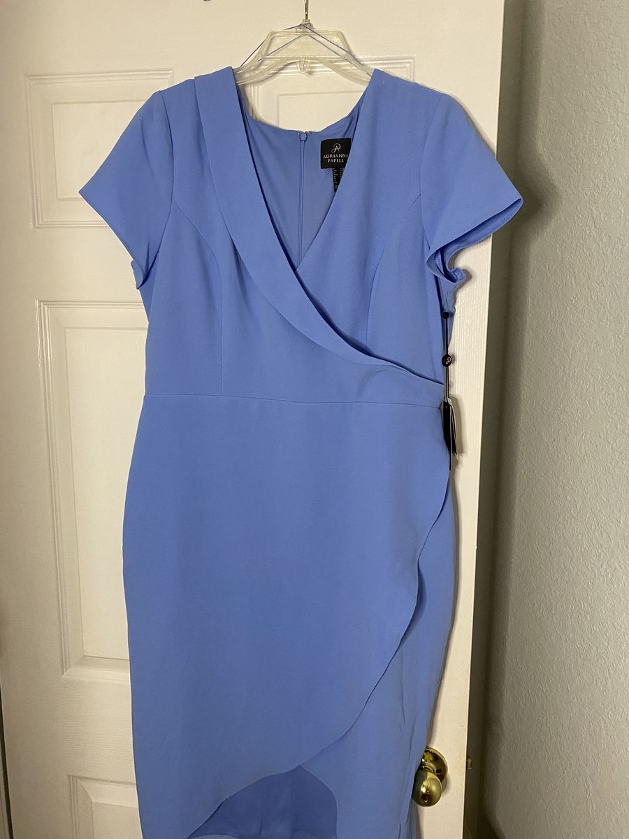 Size 14 Blue Cocktail Dress on Queenly