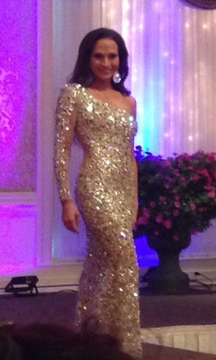 Mac Duggal Size 2 Pageant One Shoulder Gold Floor Length Maxi on Queenly