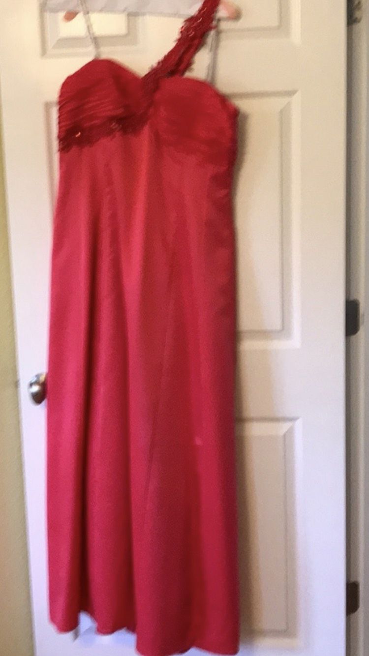 Morgan and Co Plus Size 20 Pink Floor Length Maxi on Queenly