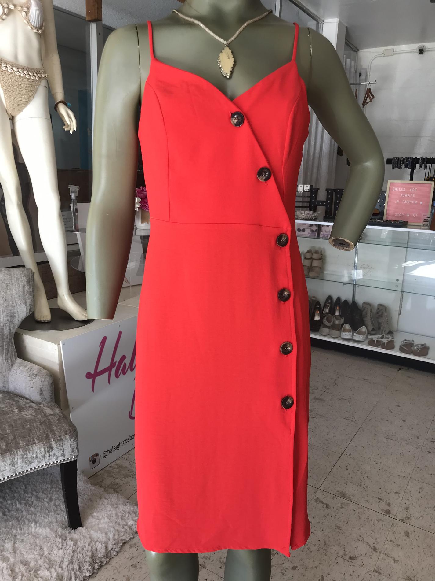 Size 10 Red Cocktail Dress on Queenly