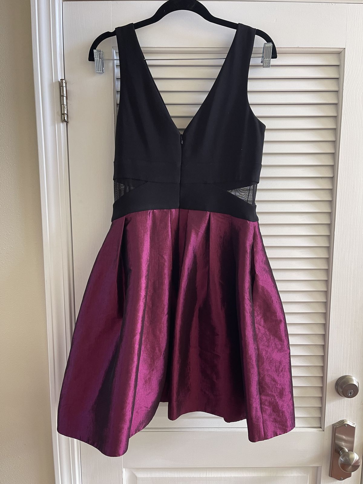 Size 8 Sheer Multicolor Cocktail Dress on Queenly
