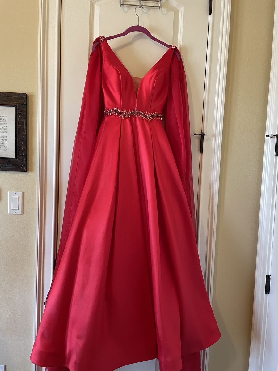 Alyce Size 0 Red Ball Gown on Queenly