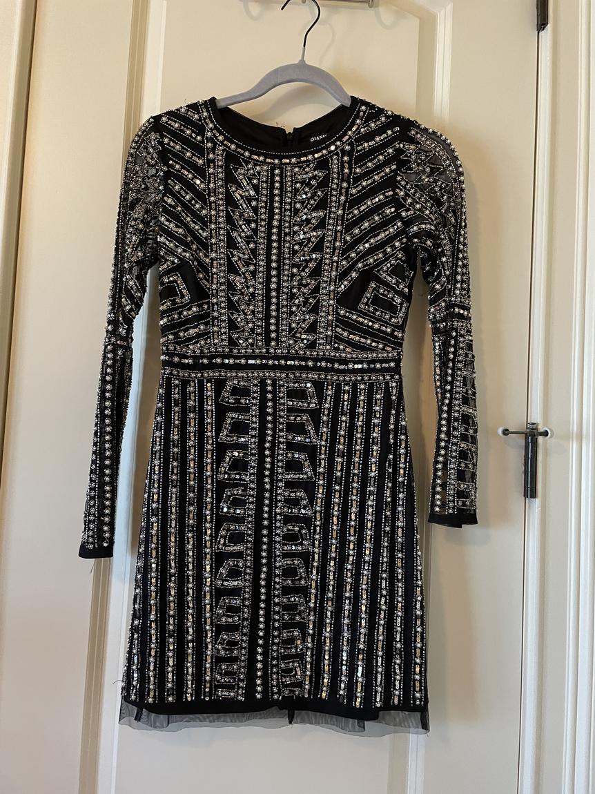 Gianni Bini Size 0 Black Cocktail Dress on Queenly