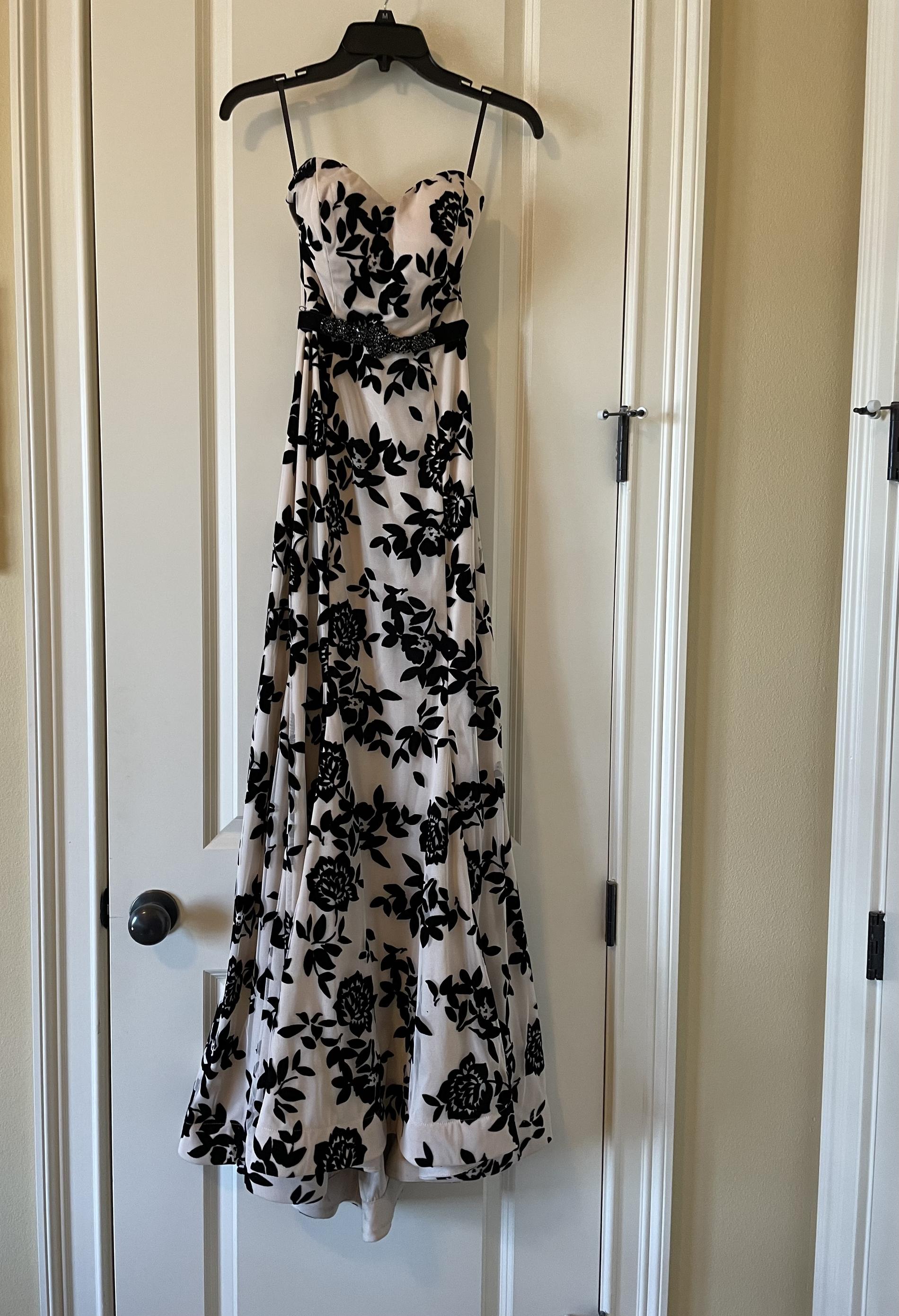 B. Darlin Size 0 Prom Velvet Black Mermaid Dress on Queenly