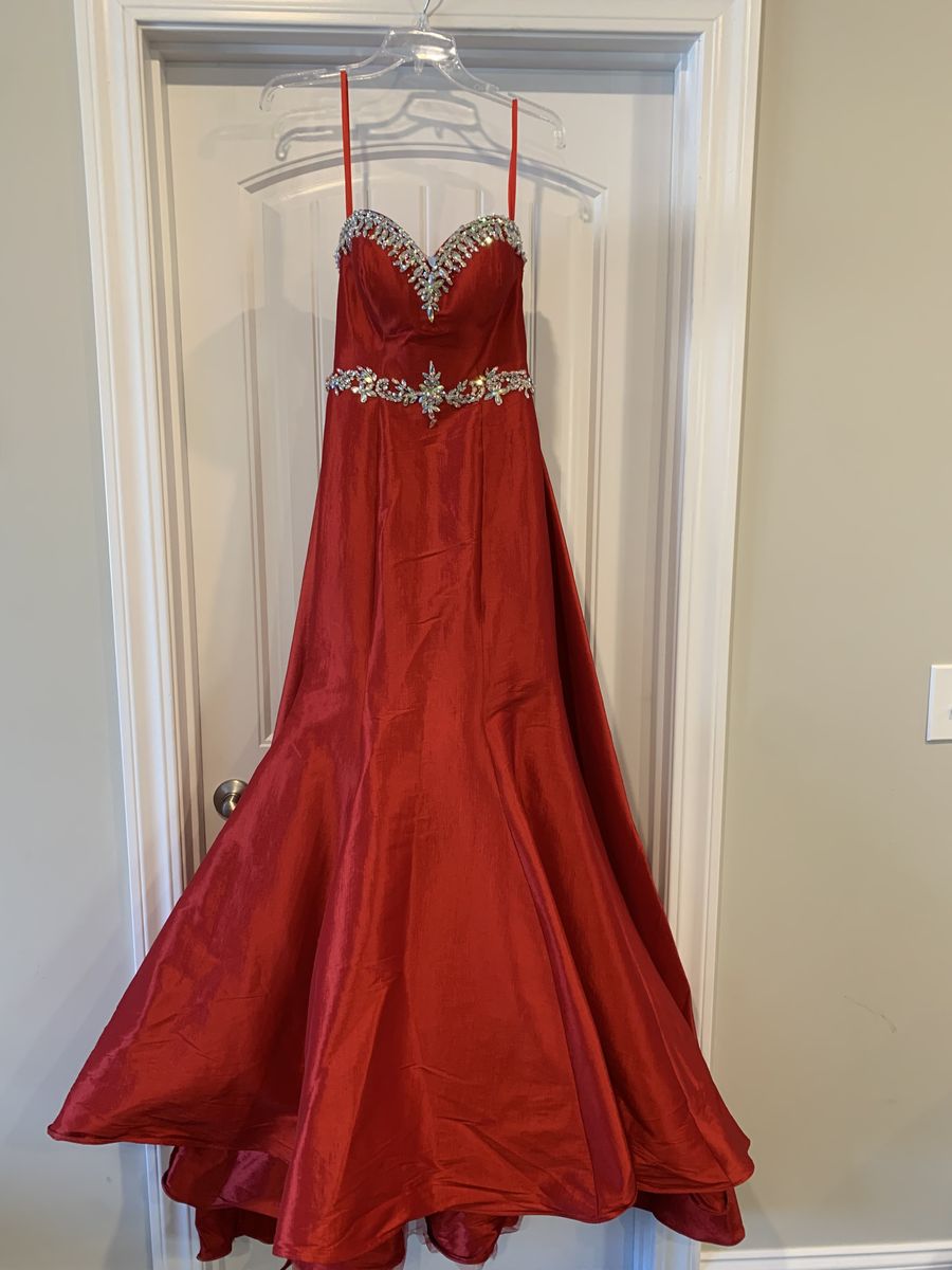 Ritzze original Size 4 Pageant Red A-line Dress on Queenly