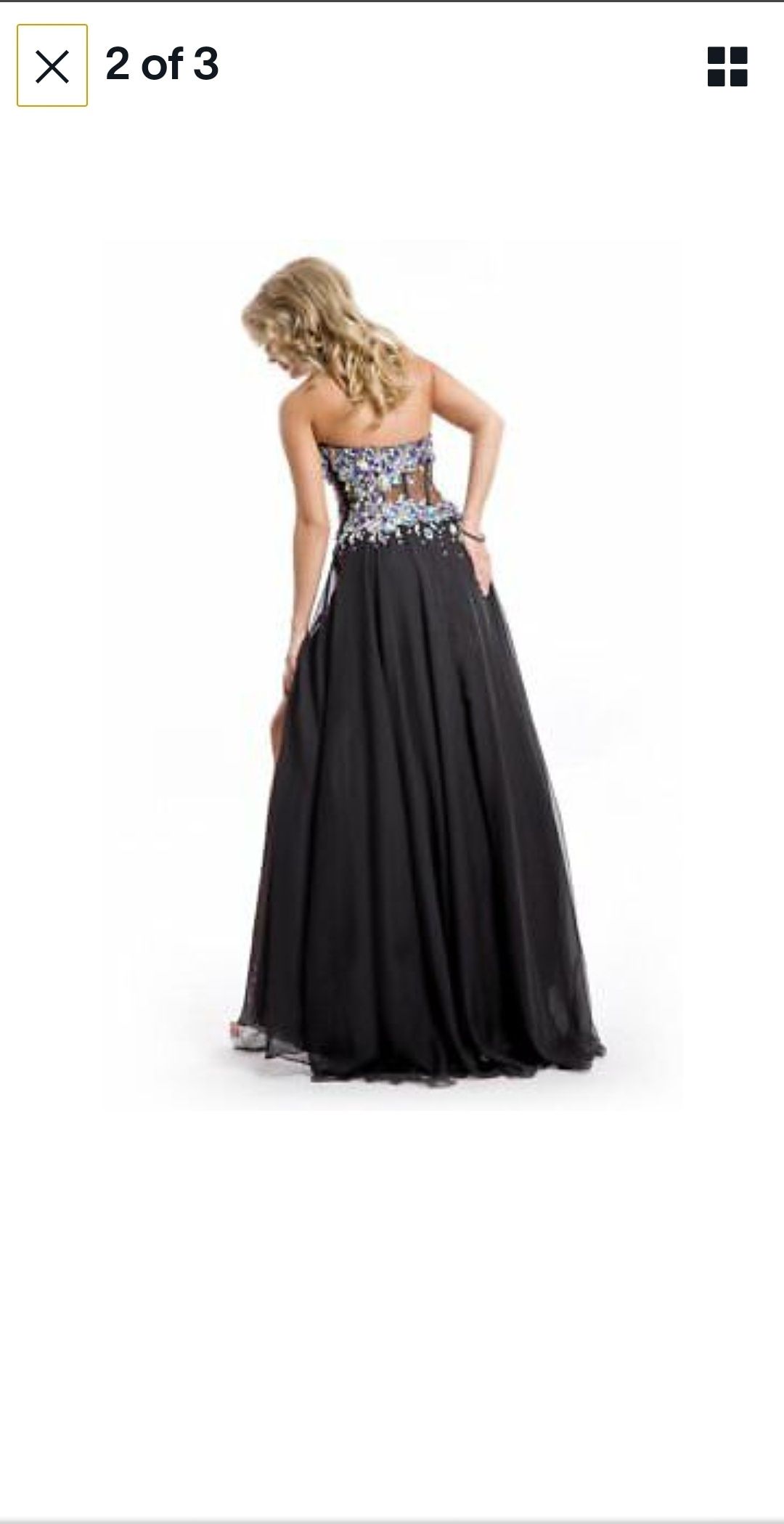 Rachel Allan/Partytime Formals 6497 Size 6 Purple Side Slit Dress on Queenly