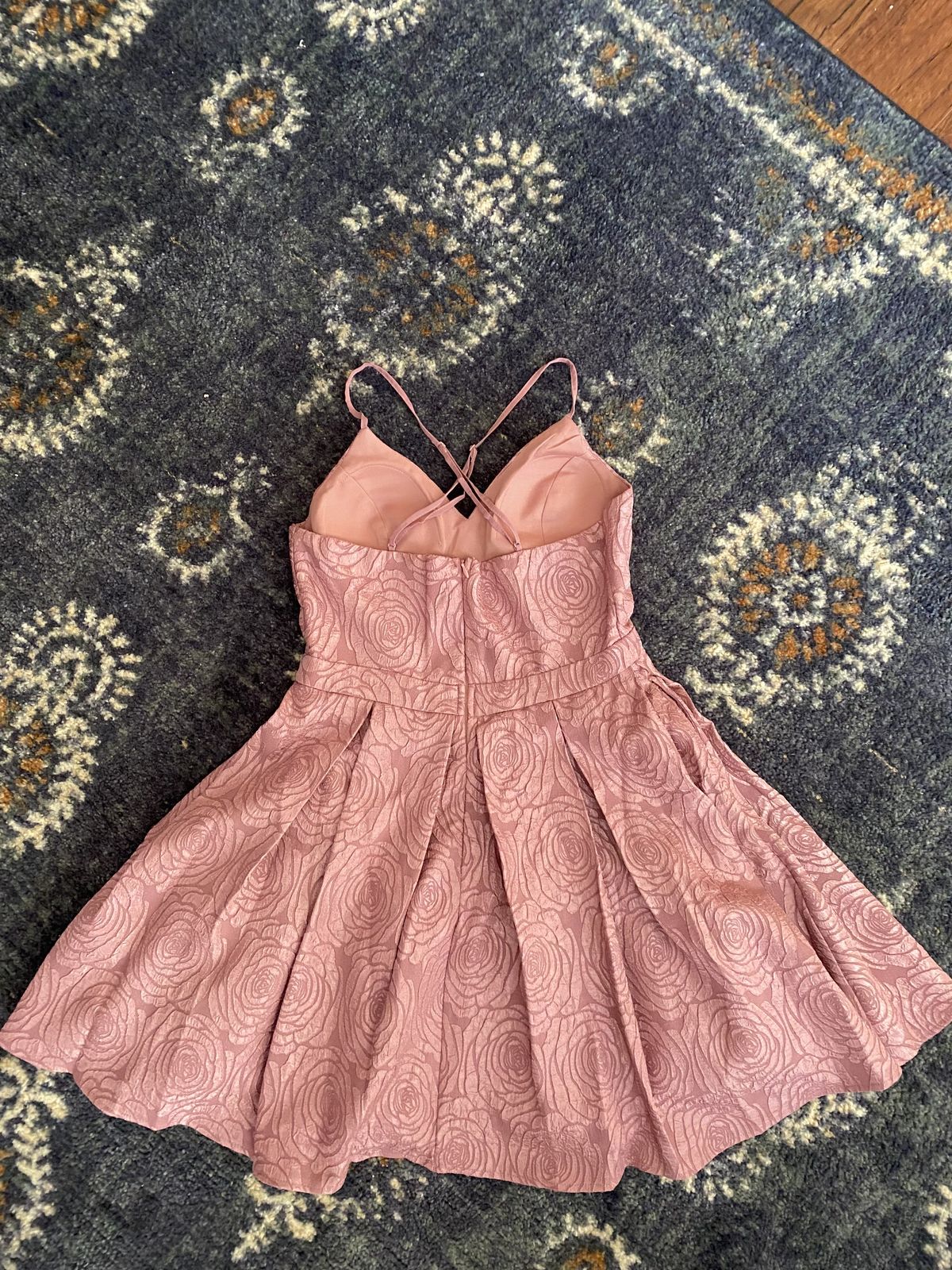 Size 8 Homecoming Light Pink A-line Dress on Queenly
