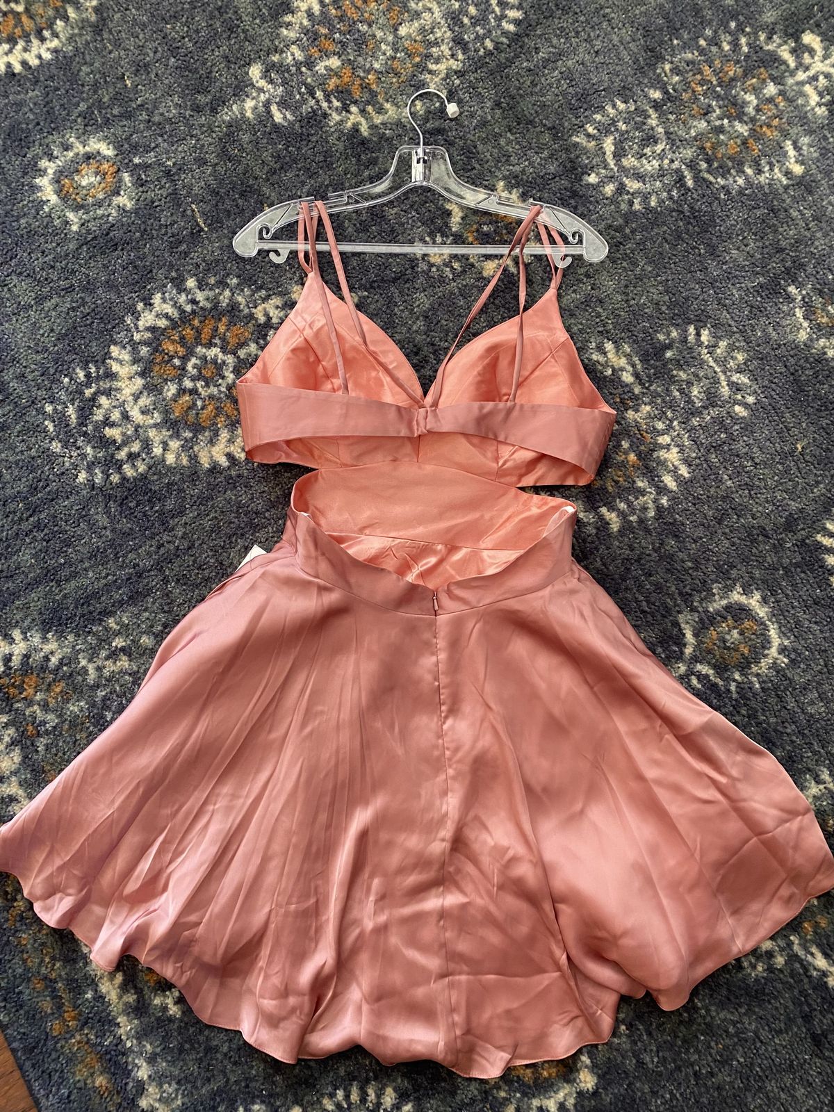 Size 8 Homecoming Light Pink A-line Dress on Queenly