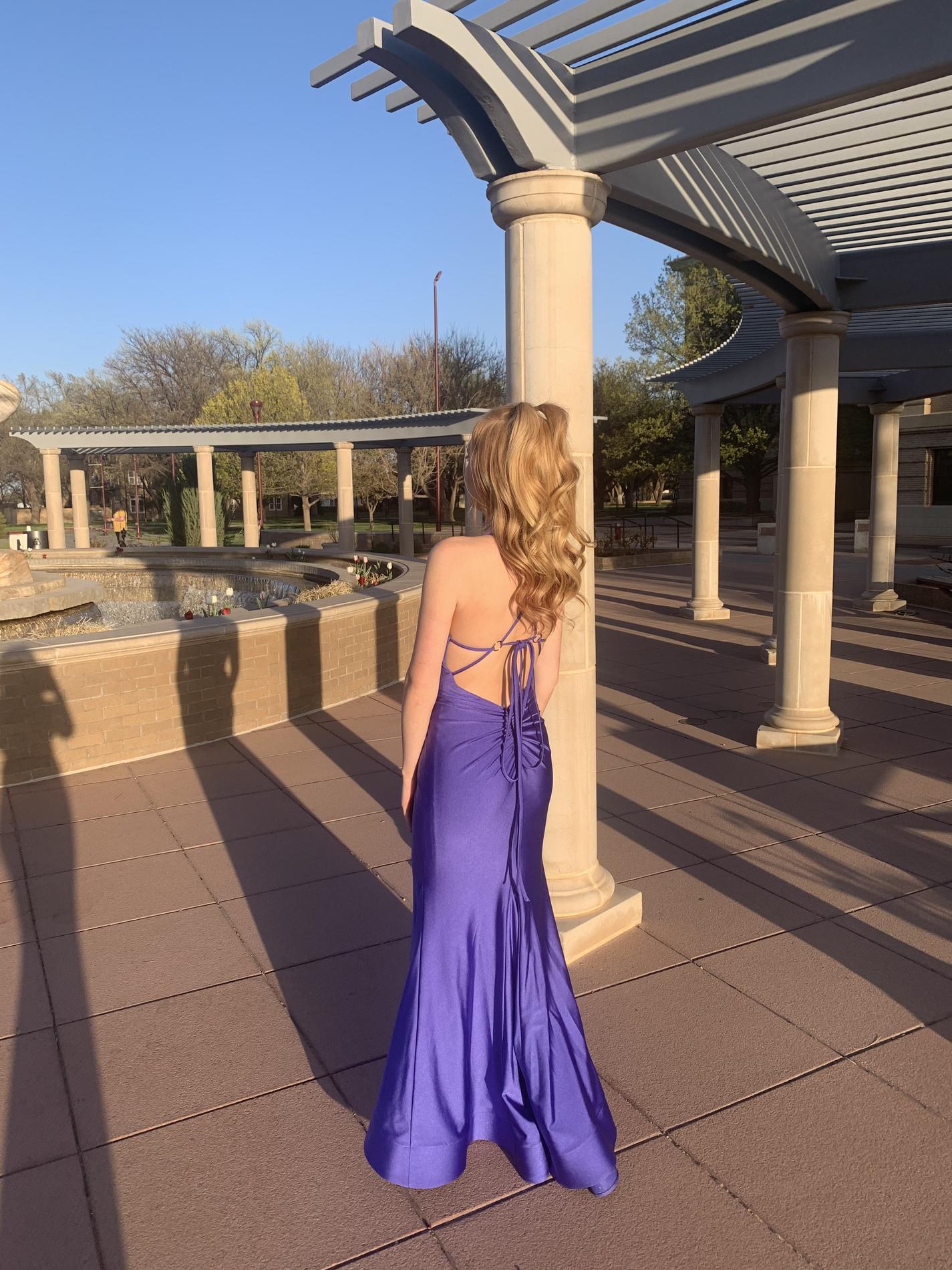 Sherri Hill Size 0 Bridesmaid Purple Mermaid Dress on Queenly
