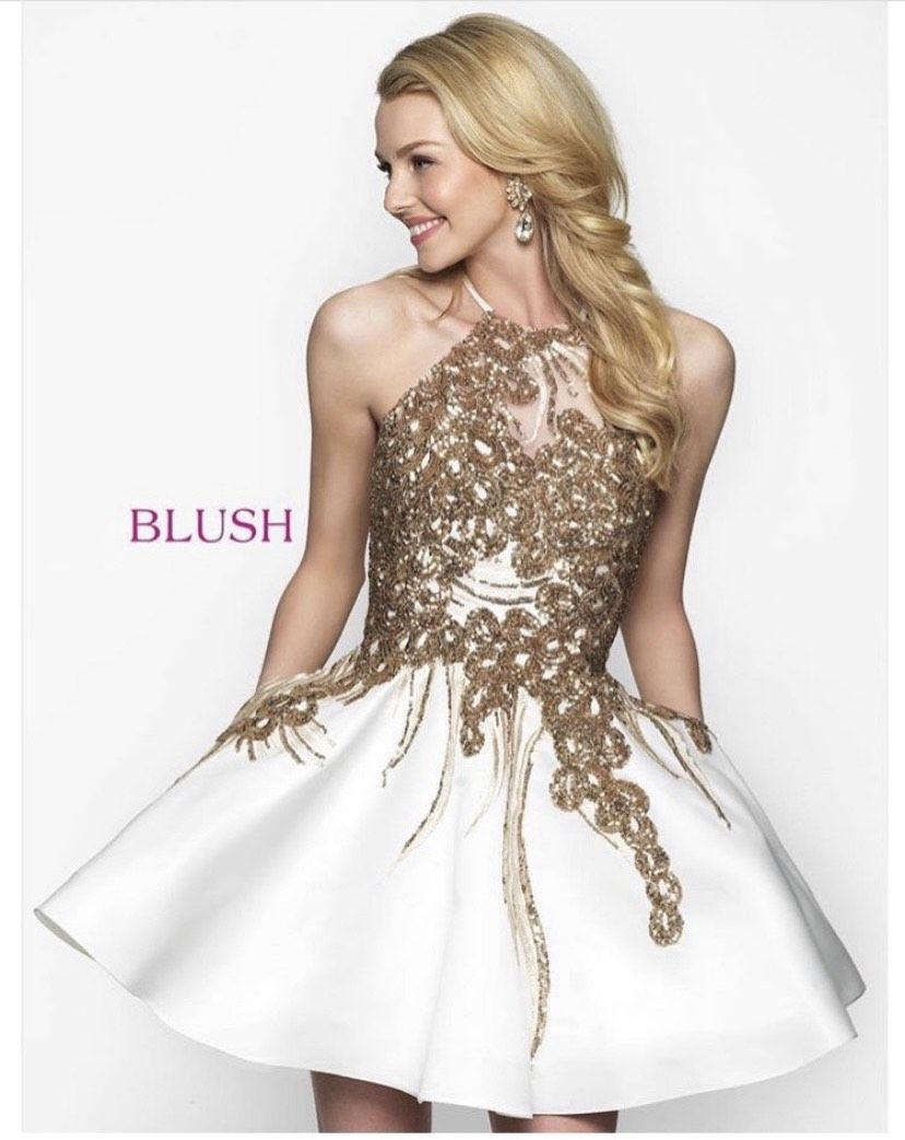 Blush Prom Size 2 Multicolor Cocktail Dress on Queenly