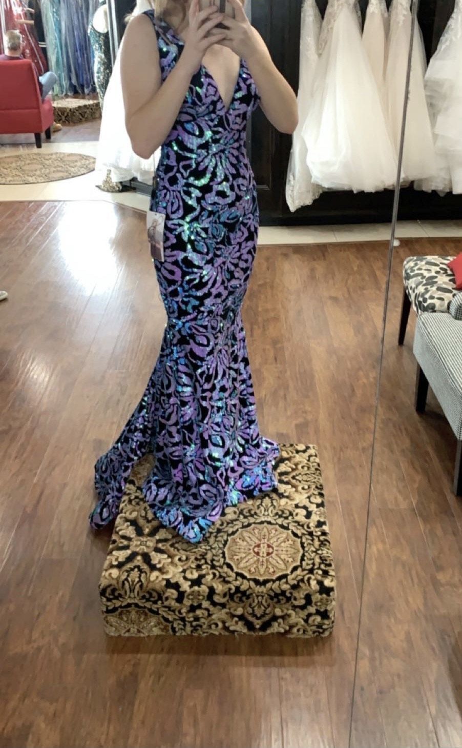 Johnathan Kayne Size 0 Multicolor Mermaid Dress on Queenly