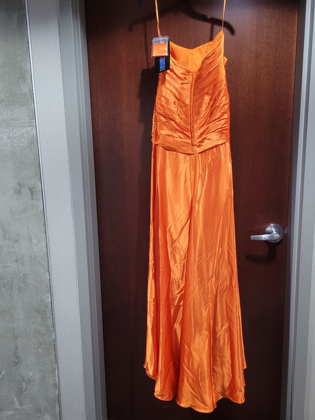Style P55011 Precious Formals  Orange Size 2 Straight Dress on Queenly