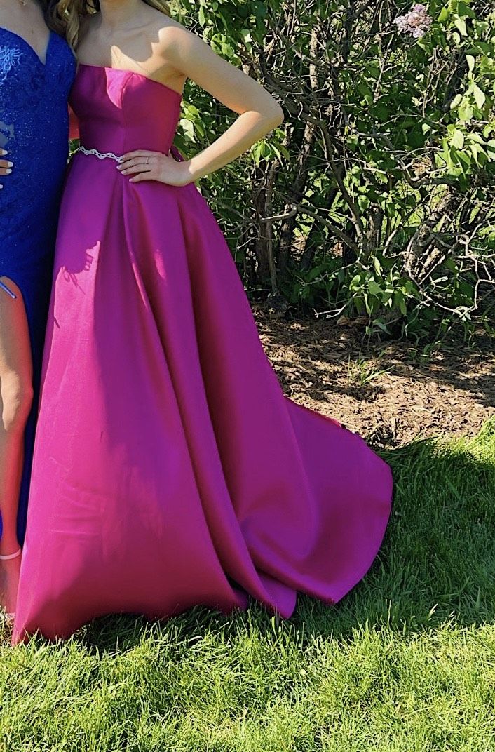 JVN Size 0 Prom Pink Ball Gown on Queenly