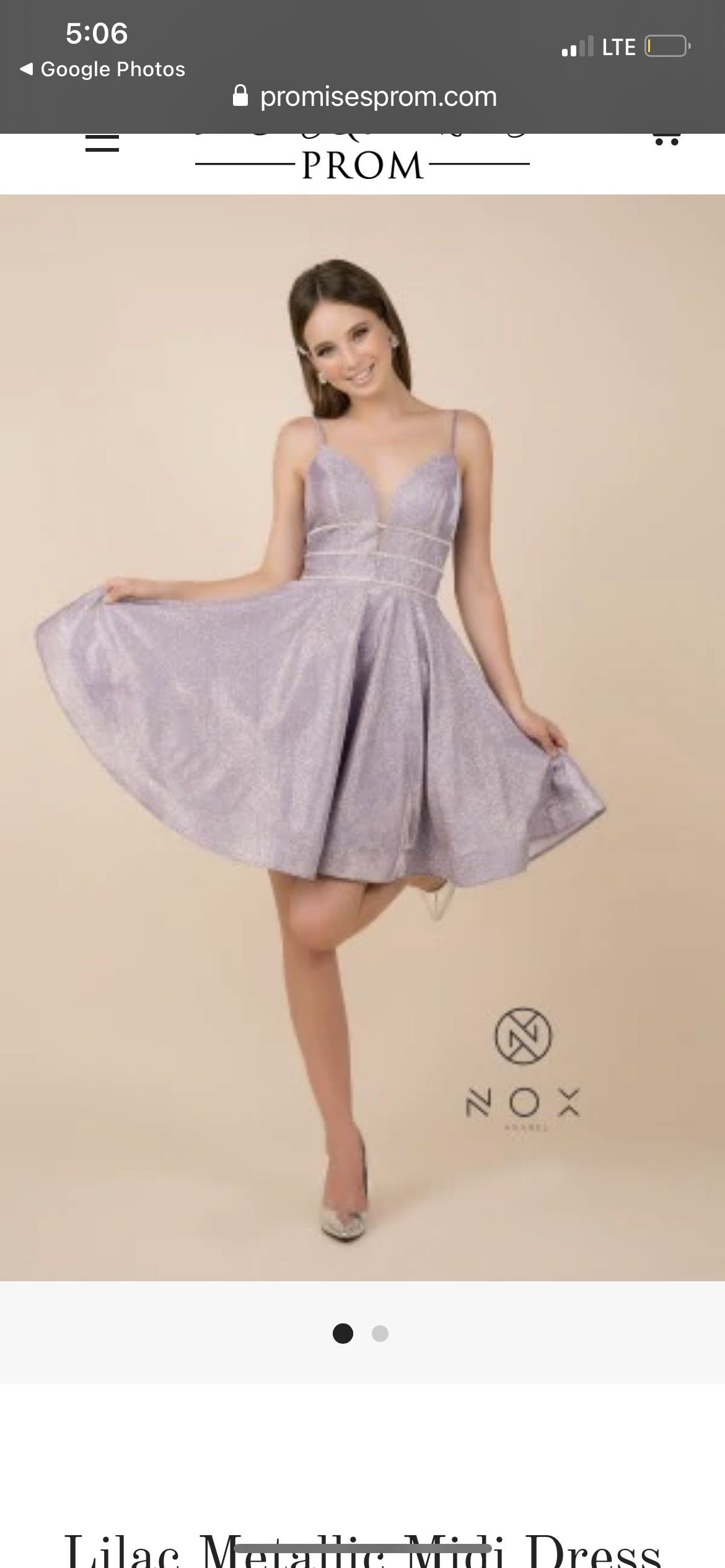 Nox Anabel Size 0 Purple Cocktail Dress on Queenly