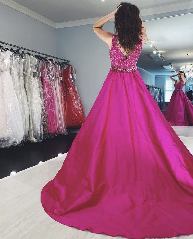Jovani Size 8 Pink Ball Gown on Queenly